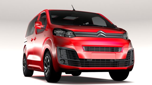 citroen spacetourer l1 2017 3D Модель .c4d .max .obj .3ds .fbx .stl .blend 