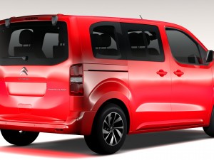 citroen spacetourer l1 2017 3D Модель