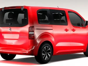 citroen spacetourer l1 2017 3D Model