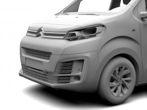 citroen spacetourer l1 2017 3D Модель
