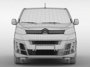 citroen spacetourer l1 2017 3D Model