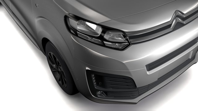 citroen spacetourer l2 2017 3Dモデル .c4d .max .obj .3ds .fbx .stl .blend 