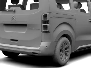 citroen spacetourer l2 2017 3D Model
