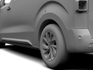 citroen spacetourer l2 2017 3D Model