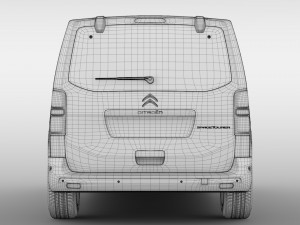 citroen spacetourer l2 2017 3Dモデル