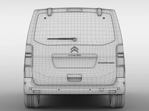 citroen spacetourer l2 2017 3D Model