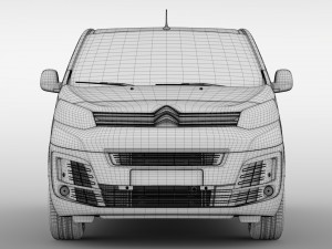 citroen spacetourer l2 2017 3Dモデル