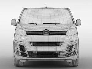 citroen spacetourer l2 2017 3D Model