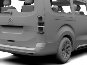 citroen spacetourer l3 2017 3D Model