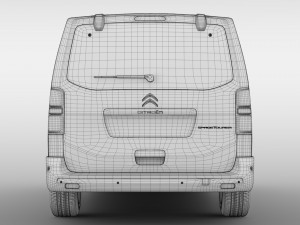 citroen spacetourer l3 2017 3D Model