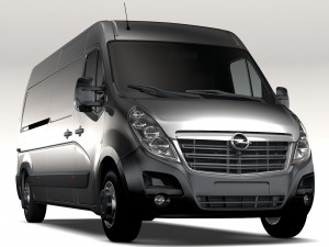 opel movano l3h2 van 2016 3Dモデル