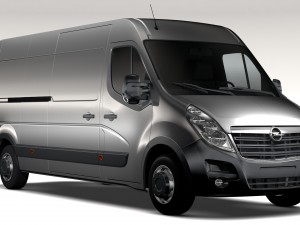 opel movano l3h2 van 2016 3D 모델