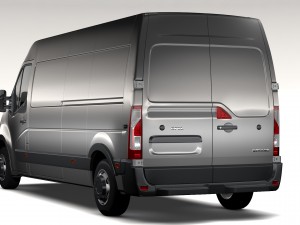 opel movano l3h2 van 2016 3D 모델