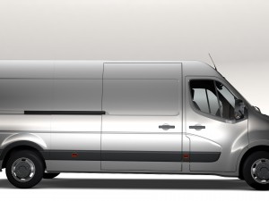 opel movano l3h2 van 2016 3D 모델