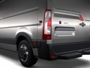 opel movano l3h2 van 2016 3D 모델