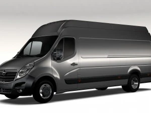 opel movano l4h3 van 2016 3D Model