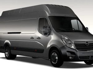 opel movano l4h3 van 2016 3D Model