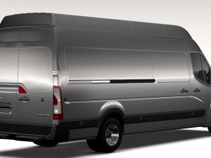 opel movano l4h3 van 2016 3D 模型