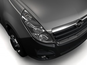 opel movano l4h3 van 2016 3D 模型