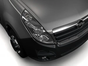 opel movano l4h3 van 2016 3D Model