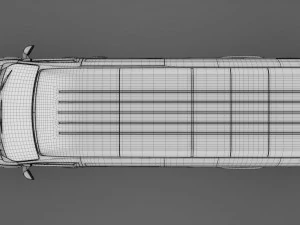 opel movano l4h3 van 2016 3D Model