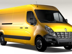 renault master l3h2 van 2010 Modèle 3D