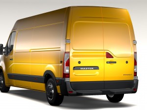 renault master l3h2 van 2010 Modèle 3D