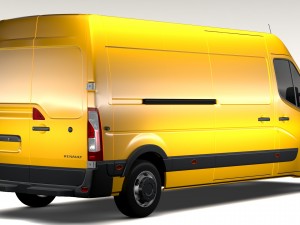 renault master l3h2 van 2010 Modèle 3D