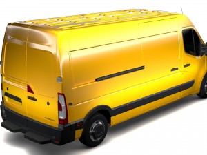 renault master l3h2 van 2010 Modèle 3D