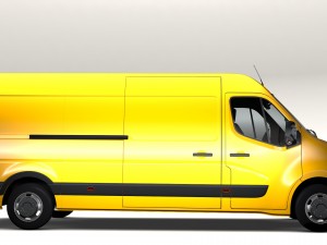 renault master l3h2 van 2010 Modèle 3D