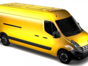 renault master l3h2 van 2010 Modèle 3D