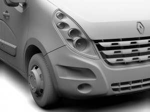 renault master l3h2 van 2010 Modèle 3D