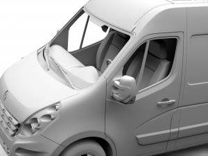 renault master l3h2 van 2010 Modèle 3D