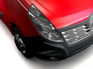 renault master l3h2 van 2017 3D Model