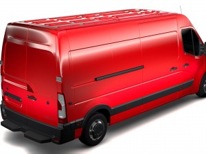 renault master l3h2 van 2017 3Dモデル