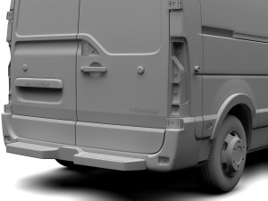 renault master l3h2 van 2017 3Dモデル