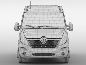 renault master l3h2 van 2017 3Dモデル