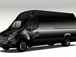 renault master l4h3 van 2010 Modelo 3D