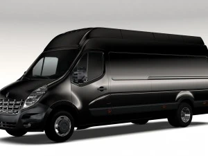 renault master l4h3 van 2010 3D Model