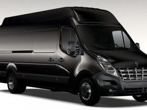 renault master l4h3 van 2010 Modelo 3D