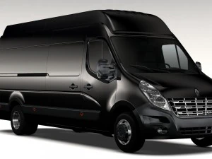 renault master l4h3 van 2010 3D Model