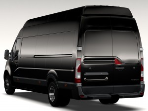 renault master l4h3 van 2010 Modelo 3D