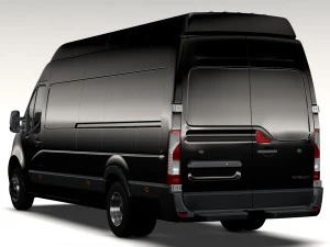 renault master l4h3 van 2010 3D Model
