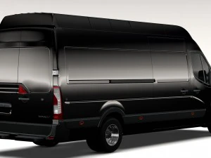 renault master l4h3 van 2010 3D Model