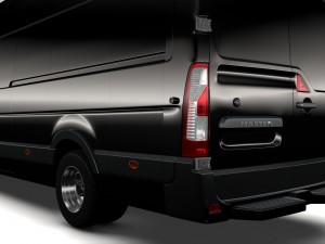 renault master l4h3 van 2010 Modelo 3D