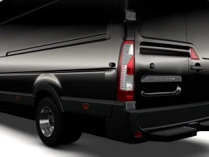 renault master l4h3 van 2010 3D Model