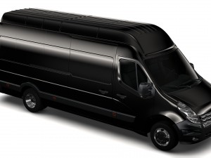 renault master l4h3 van 2010 Modelo 3D