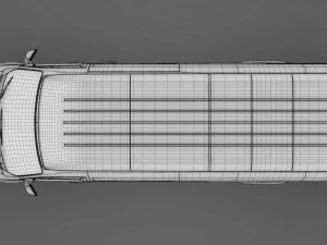 renault master l4h3 van 2010 3D Model