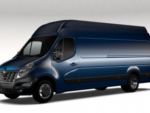 renault master l4h3 van 2017 Modelo 3D