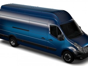 renault master l4h3 van 2017 Modelo 3D